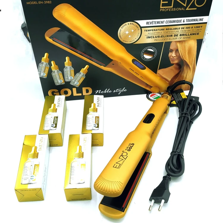 اتومو انزو فوق حرفه ای هوشمند گلد ENZO EN-3982 اصل ایتالیا با روغن برزیلی درجه حرارت 1280سانتیگراد دارای کابل چرخشی ژله ای ( قسطی )