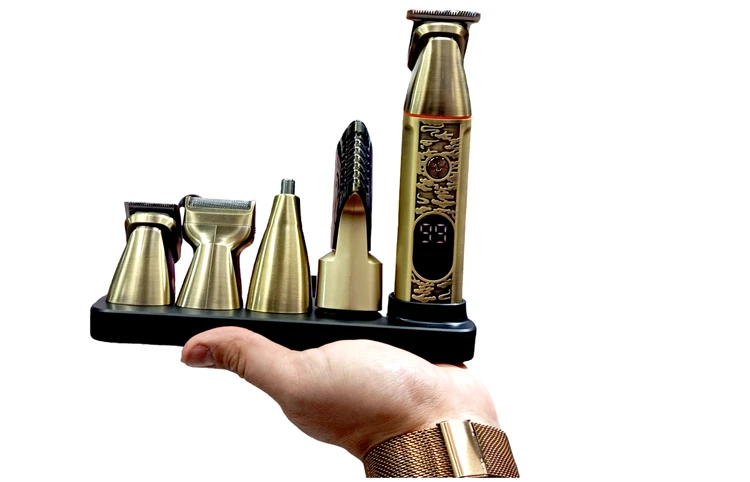 ماشین اصلاح حجم زن و صفر زن ،فید زن چند کاره مارک دی اس پی سفارش اروپا حرفه ای بدن متال dsp professional 90642A ( قسطی )