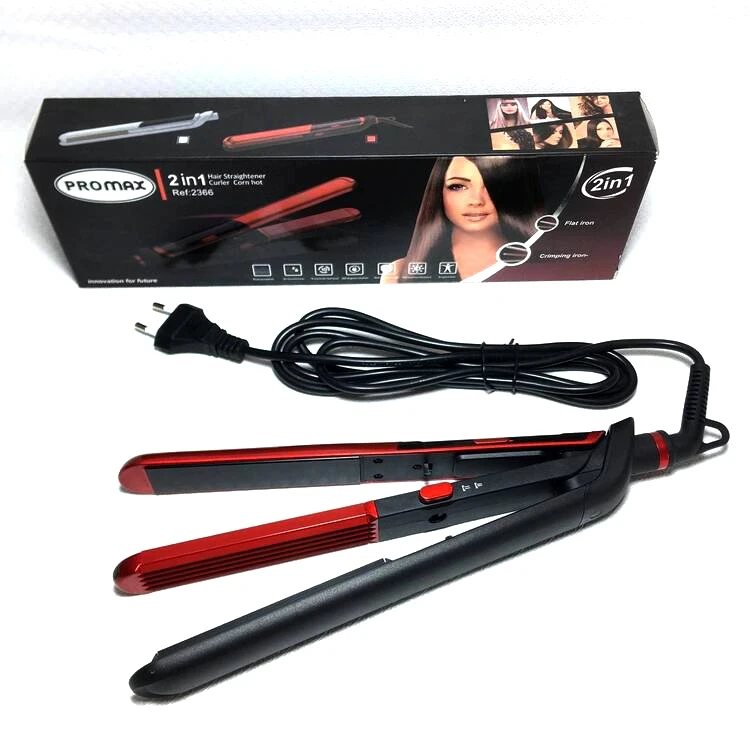 اتو مو دوکاره پرومکس مدل REF-2366 ا Promax double hair iron model REF-2366 ( قسطی )