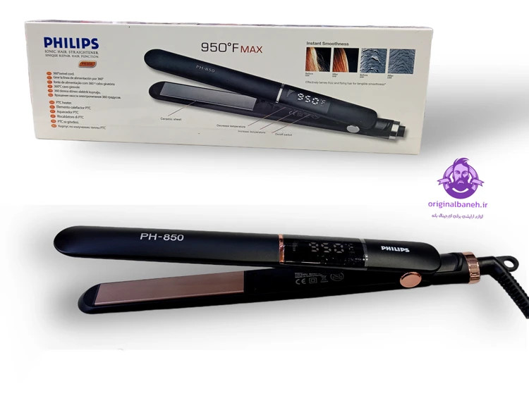 اتومو فلیپس کف نانو کرلی مو PHILIPS PROFESSIONAL NETHERLANDS 850