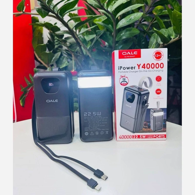 پاوربانک فست شارژ Oale 40000