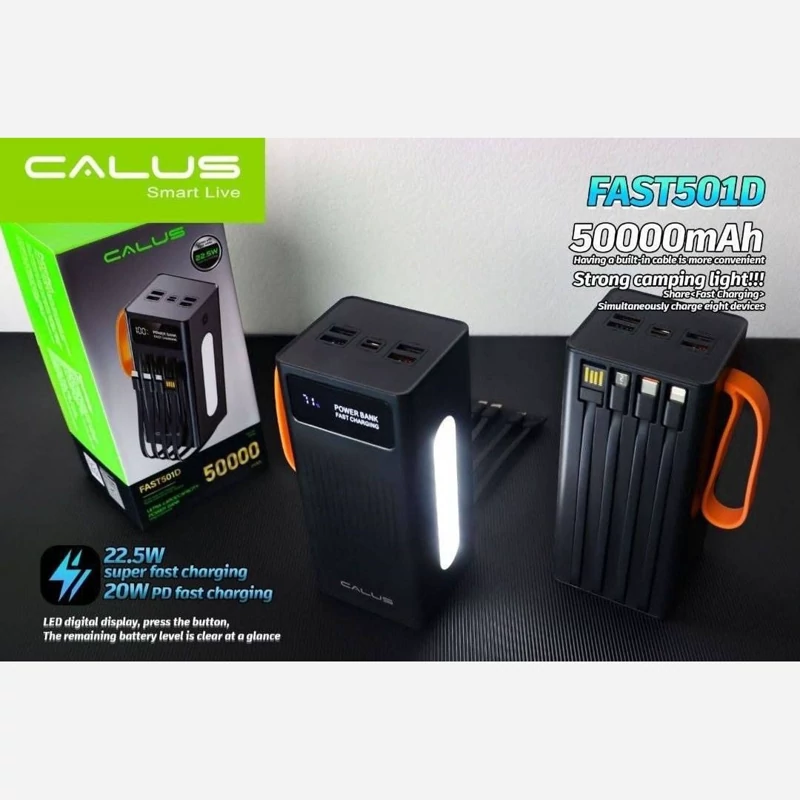 پاوربانک فست شارژ Caluse 50000