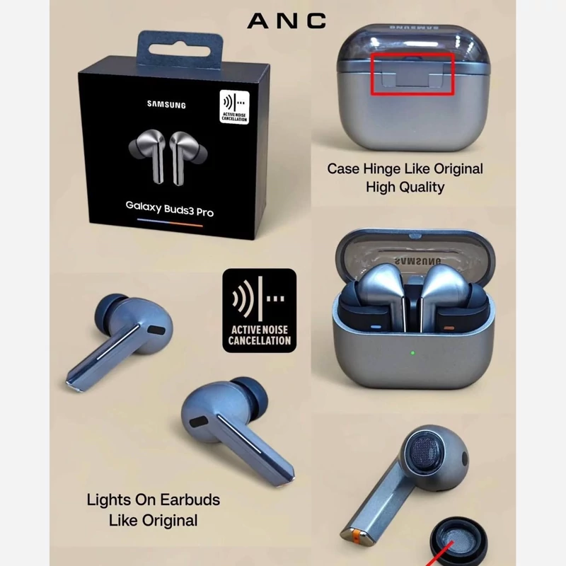 ایرپاد سامسونگ Samsung Galaxy Buds 3 pro  کیفیت اصلی ویتنام