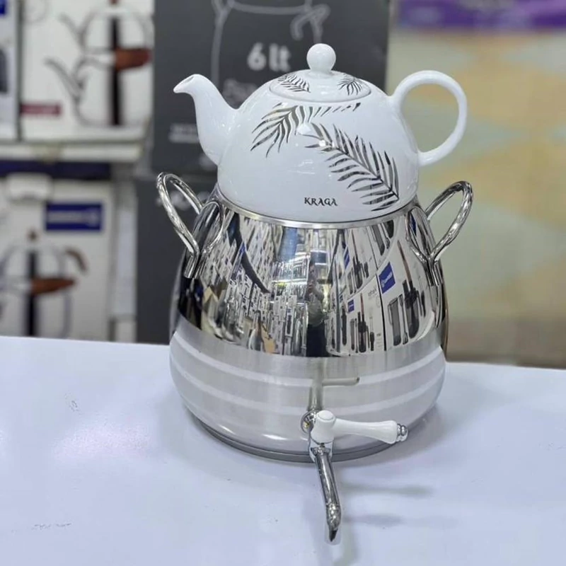سماور  روگازی   کاراجا   مدل piramit  اصل ترکیه