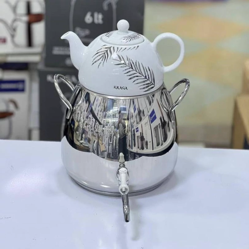سماور  روگازی کاراجا   مدل   piramit   اصل ترکیه
