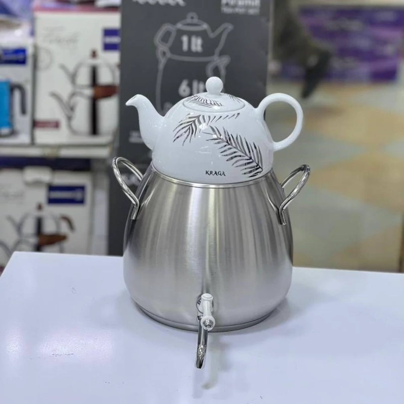 سماور  روگازی  کاراجا   مدل piramit  اصل ترکیه