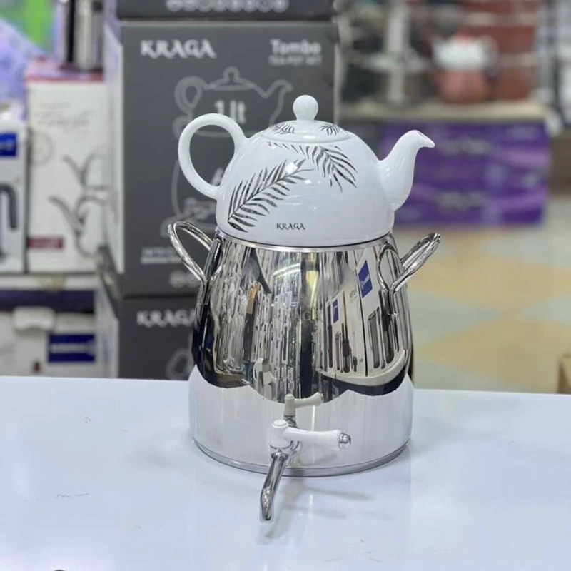 سماور  روگازی کاراجا  مدل  piramit  اصل ترکیه