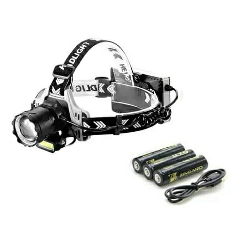 چراغ پیشانی زومدار زینگارو با نشانگر شارژ مدل V82GT200 وارداتی اصل