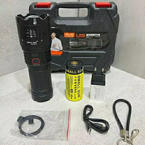 چراغ قوه پلیسی زوم دار اسمال سان مدل ZY-T275 وارداتی