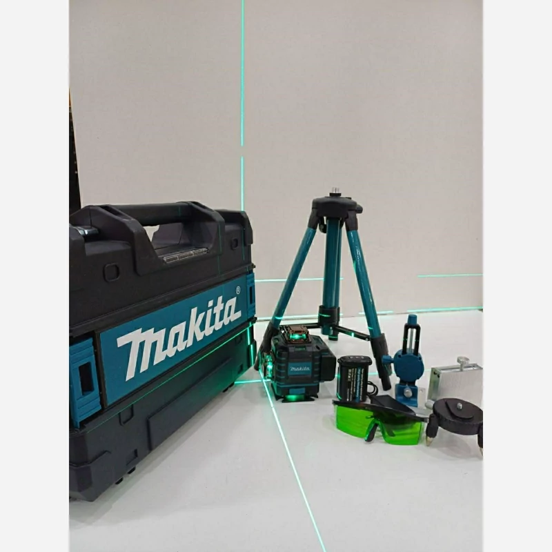ترازلیزری4خط ماکیتا نور سبز360درجه مدل16Line-4D باپایه ی بلند