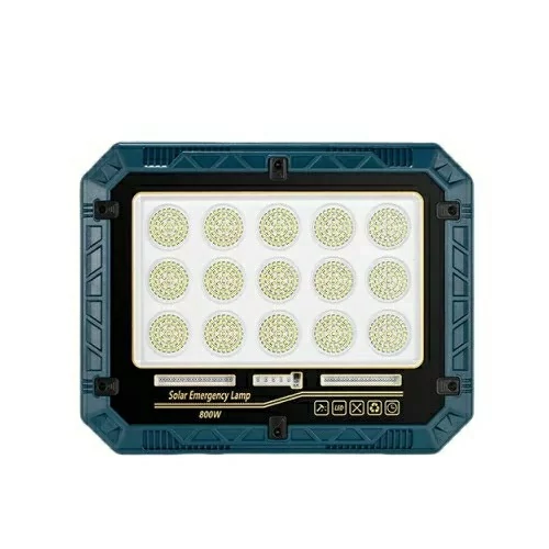 پروژکتور خورشیدی شارژی 800 وات ریموت دار مدلW8115-5