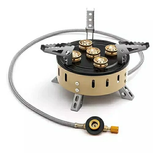 اجاق و سرشعله شلنگ دار5مشعل تاشو برندKaisi Outdoor