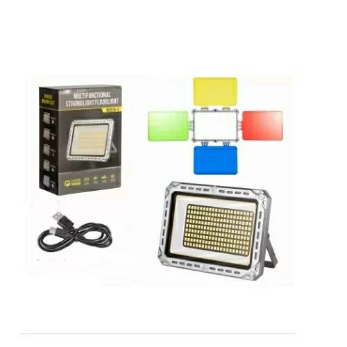 پروژکتور و چراغ شارژی چندکاره فیلتر دار مدلW8138-1