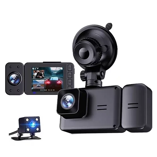 دوربین ثبت وقایع خودرو 3 لنز وای فای دار مدل 3CAMERAS DASH CAMERA اورجینال