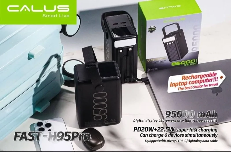 پاوربانک اورجینال 95000 CALUS FAST H95 PRO