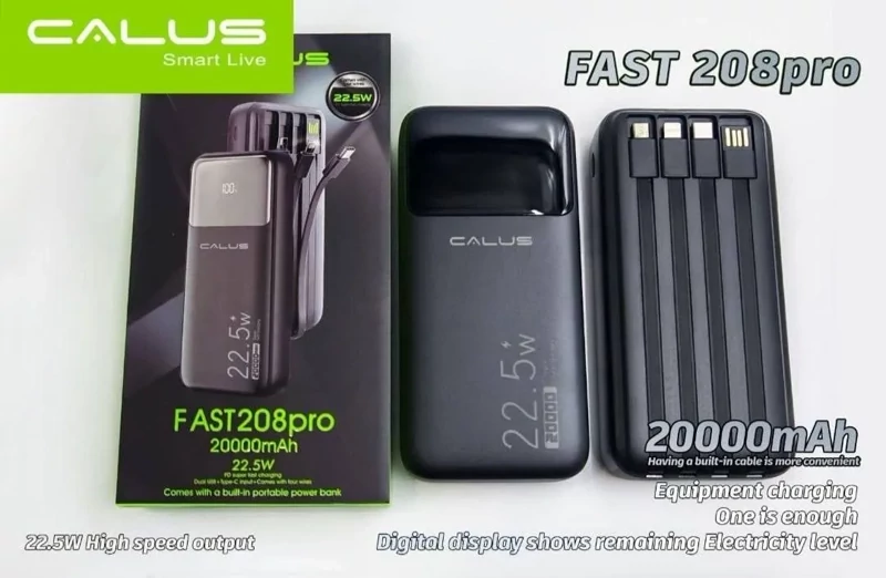 پاوربانک اورجینال 20000 CALUS FAST 208PR0