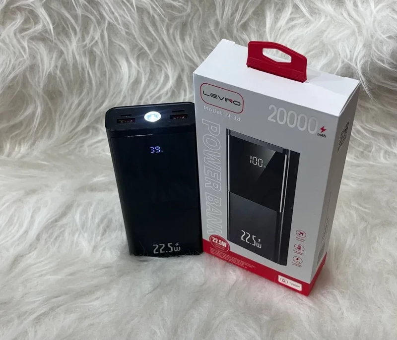 پاوربانک اورجینال 20000 LEVINO N38.