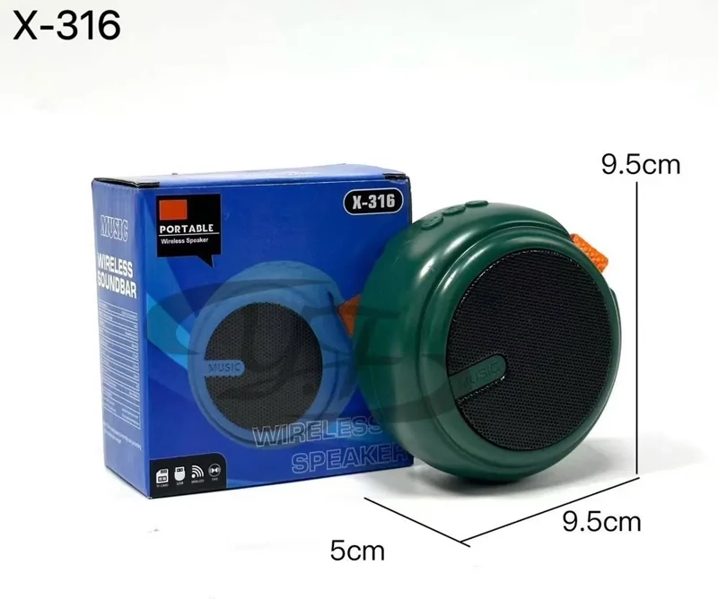 اسپیکر بلوتوثی قابل حمل مدل X316