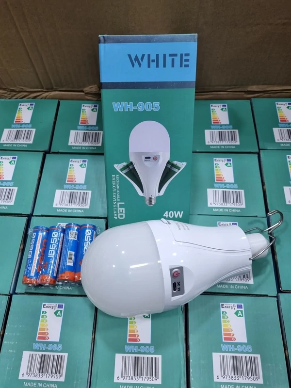 لامپ شارژی حرفه‌ای WHITE CROWN WH-905