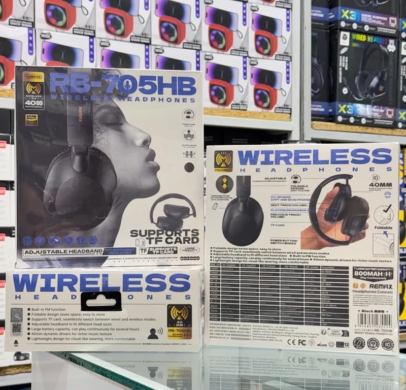 هدفون بی سیم ریمکس RB-705HB