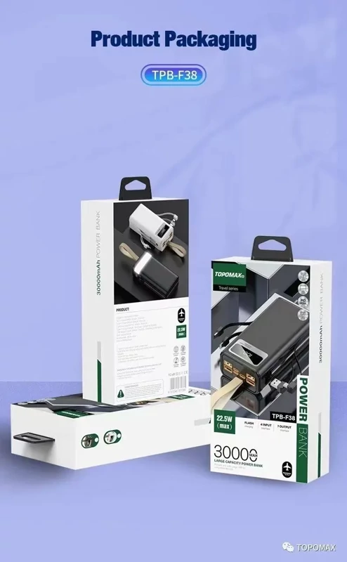 پاوربانک TOPOMAX مدل TPB-F38