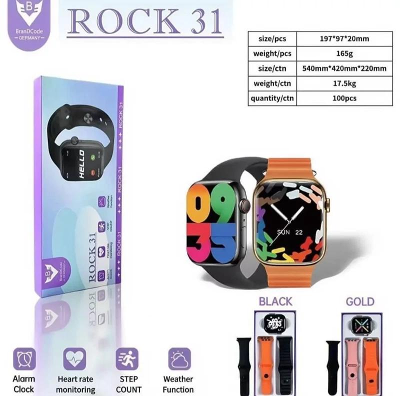 ساعت هوشمند 7بند ROCK39 SERIES10