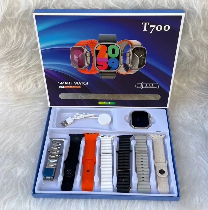 ساعت هوشمند اپل مدل T700 با 7 بند