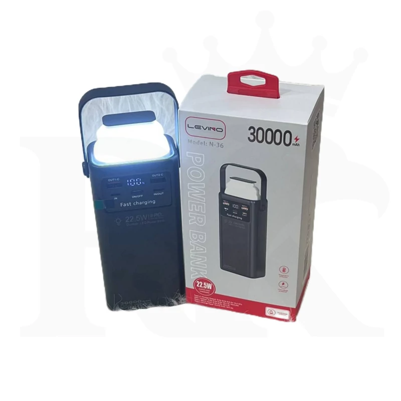 پاور بانک LEVINO مدل N-36 ظرفیت 30000 (کپی)