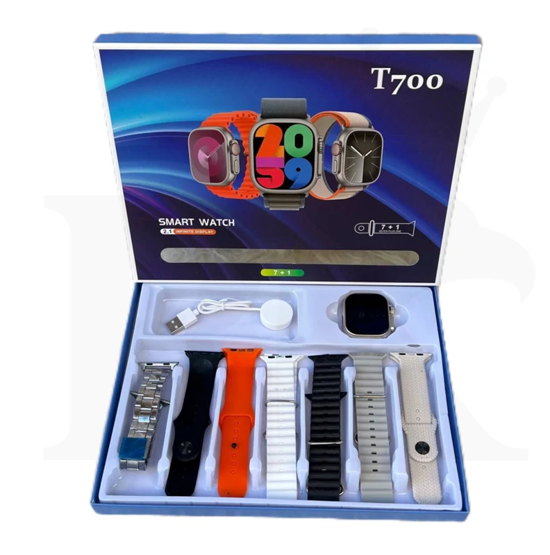ساعت هوشمند اپل مدل T700 با 7 بند(اورجینال)