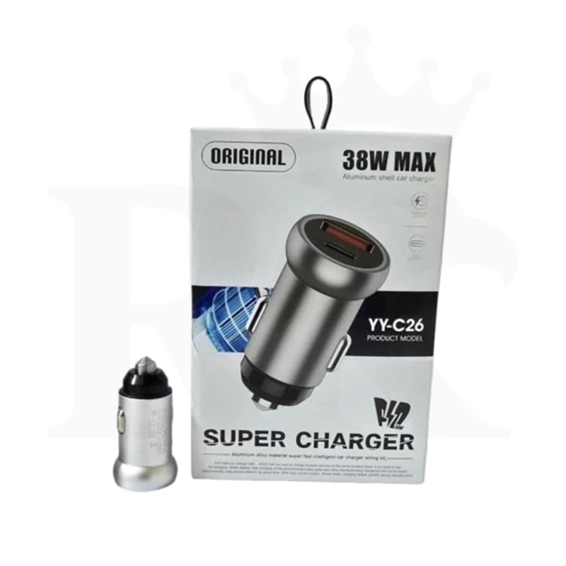 شارژر فندکی 38وات مدل– YY-C26(اصل)
