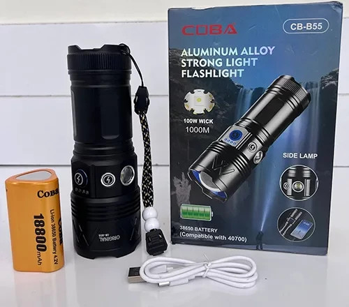 چراغ قوه پلیسی شارژی کوبا COBA مدل CB-B55