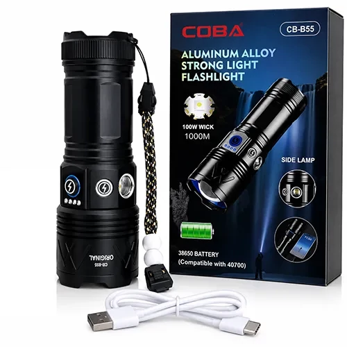 چراغ قوه پلیسی شارژی کوبا COBA مدل CB-B55
