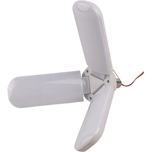 چراغ سیار سه پر LED خودرو 36 وات 12 ولت گیره سوسماری دار