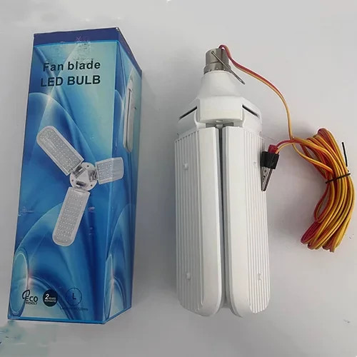 چراغ سیار سه پر LED خودرو 36 وات 12 ولت گیره سوسماری دار