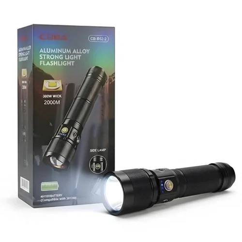 چراغ قوه شارژی زومدار کوبا COBA مدل CB-B52-2