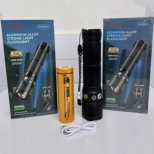چراغ قوه شارژی زومدار کوبا COBA مدل CB-B52-2