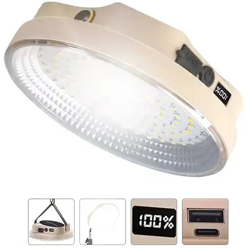 چراغ شارژی خورشیدی 500 وات N-LIGHT K100