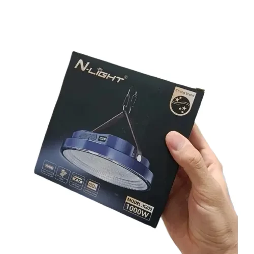 چراغ شارژی خورشیدی 1000 وات N-LIGHT مدل K200