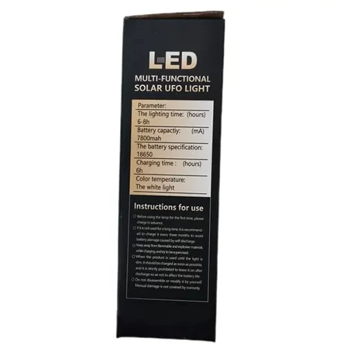 چراغ شارژی خورشیدی 1000 وات N-LIGHT مدل K200