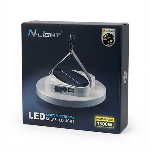 چراغ شارژی خورشیدی 1500 وات N-LIGHT مدل K300