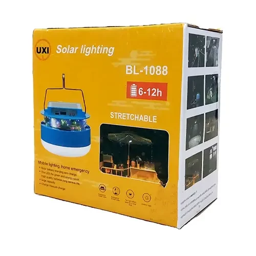 چراغ اضطراری و ریسهای شارژی خورشیدی UXI مدل BL-1088