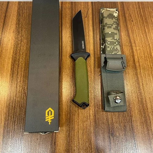 چاقوی تاکتیکال تیغه ثابت غلافدار گربر GERBER مدل 9722a