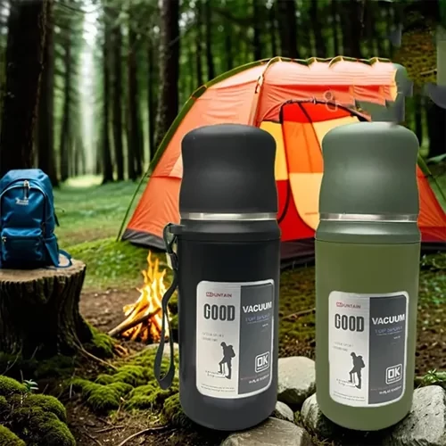 فلاسک استیل کوهنوردی GOOD ظرفیت 600 میلی لیتر مونتاین MOUNTAIN