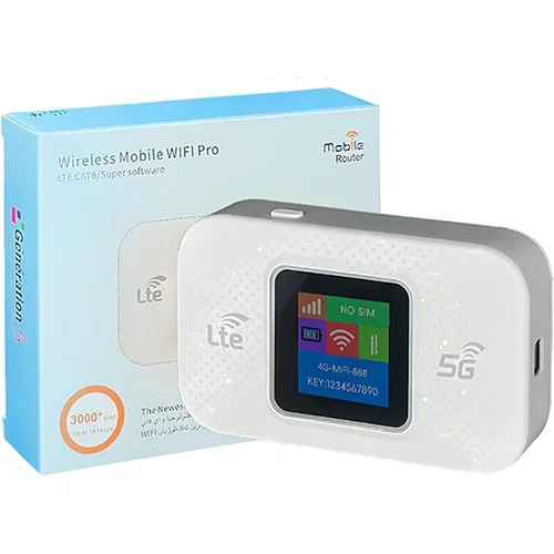 مودم جیبی سیمکارتی مانیتوردار 4G مدل MF680-E