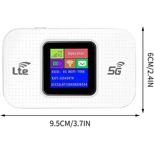 مودم جیبی سیمکارتی مانیتوردار 4G مدل MF680-E