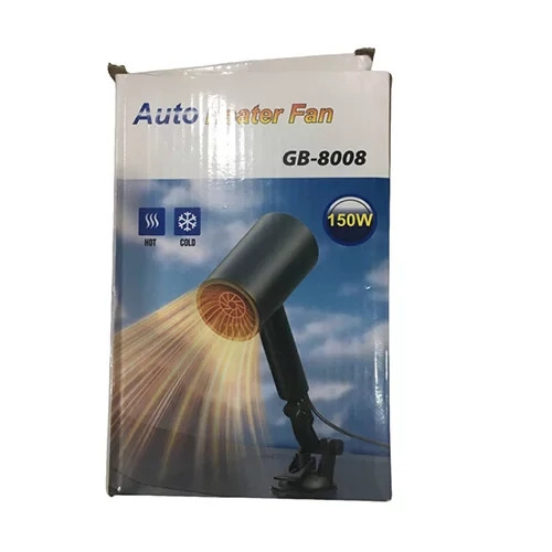 فن و بخاری فندکی خودرو 12 ولت 150 وات مدل GB-8008