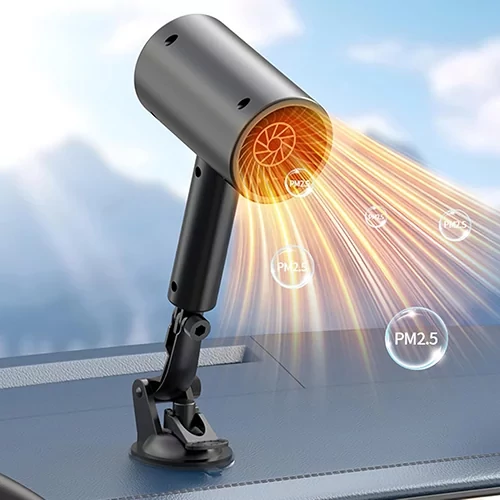 فن و بخاری فندکی خودرو 12 ولت 150 وات مدل GB-8008