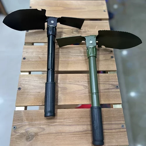 بیلچه تاشو چندکاره کمپینگ مدل Camping Shovel 5 Function Foldaway