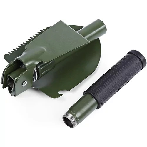 بیلچه تاشو چندکاره کمپینگ مدل Camping Shovel 5 Function Foldaway