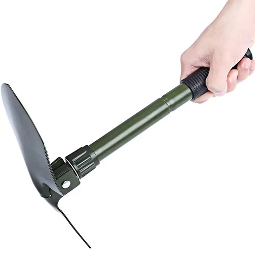 بیلچه تاشو چندکاره کمپینگ مدل Camping Shovel 5 Function Foldaway